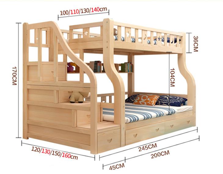 Custom The Size Your Bunk Bed, Bunk Beds For Less Than 100