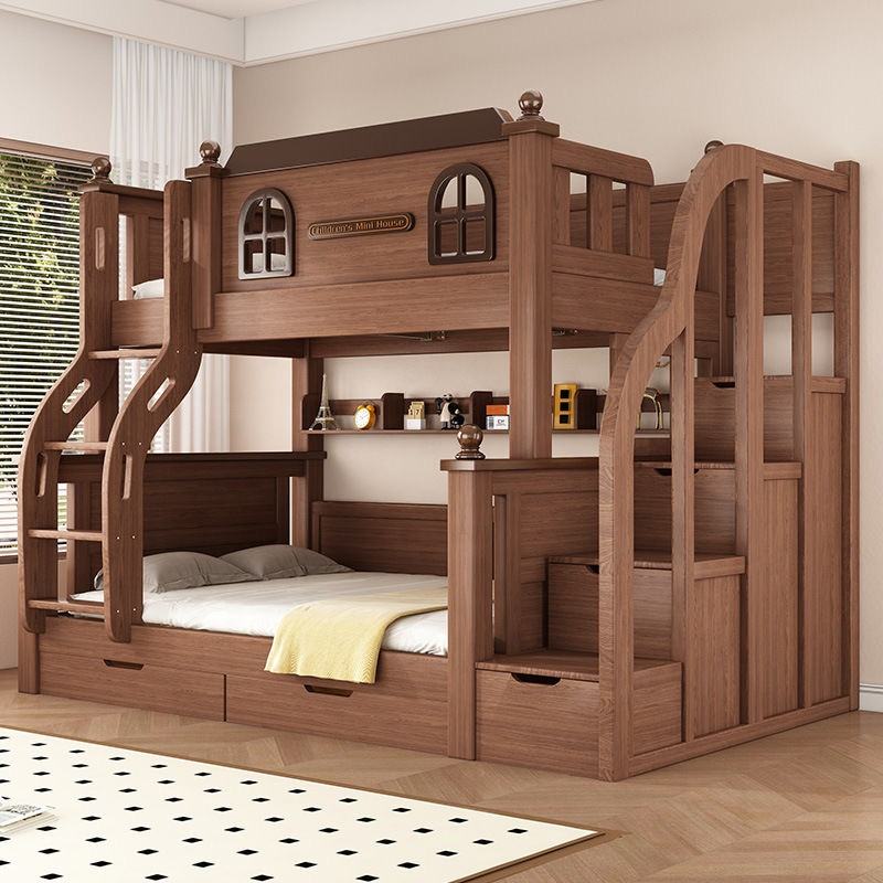 Bedroom furniture solid wood children’s bunk beds