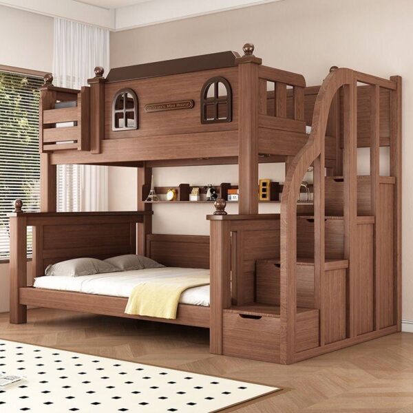 Bedroom furniture solid wood children’s bunk beds