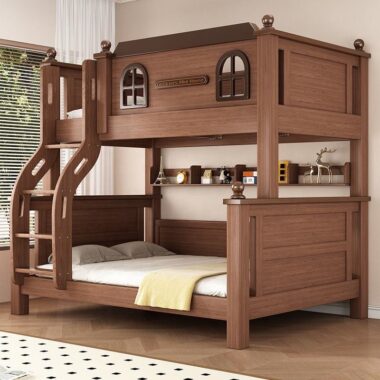 Bedroom furniture solid wood children’s bunk beds