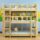 Solid wood triple bunk beds for kindergarten nap rooms