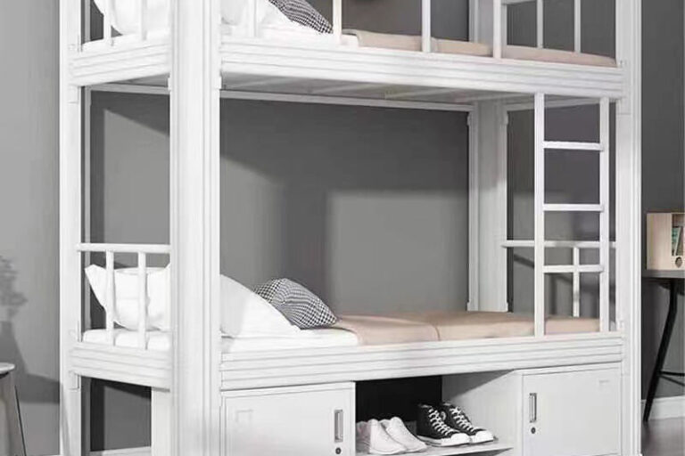Detachable adult dormitory metal bunk beds