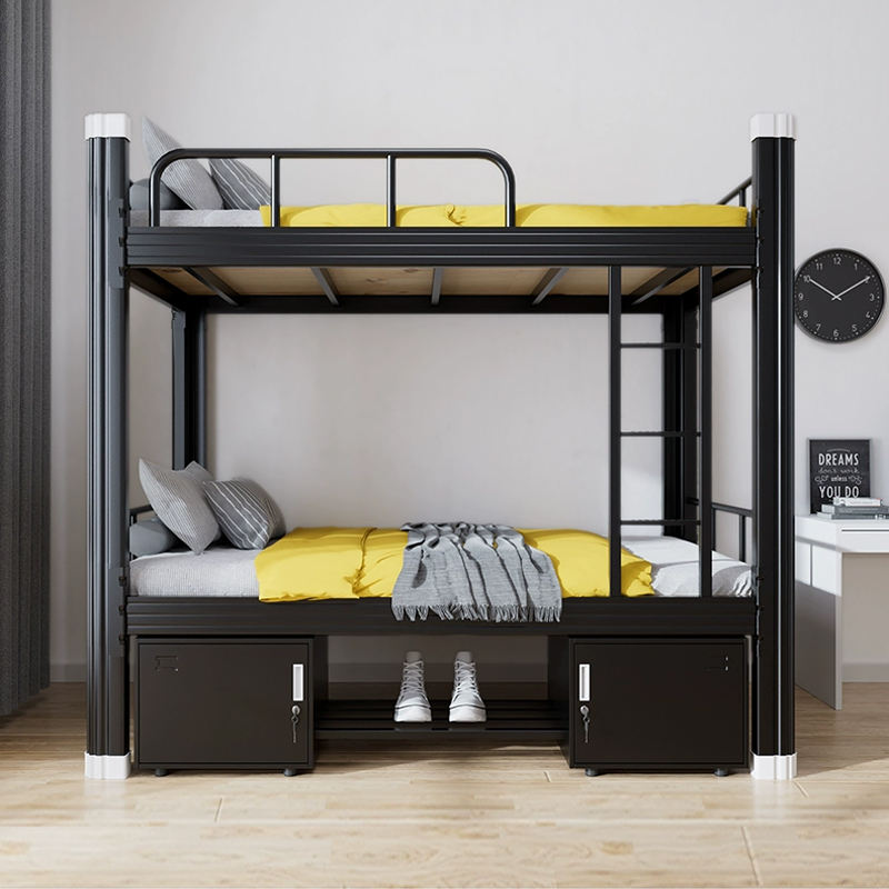 Detachable adult dormitory metal bunk beds
