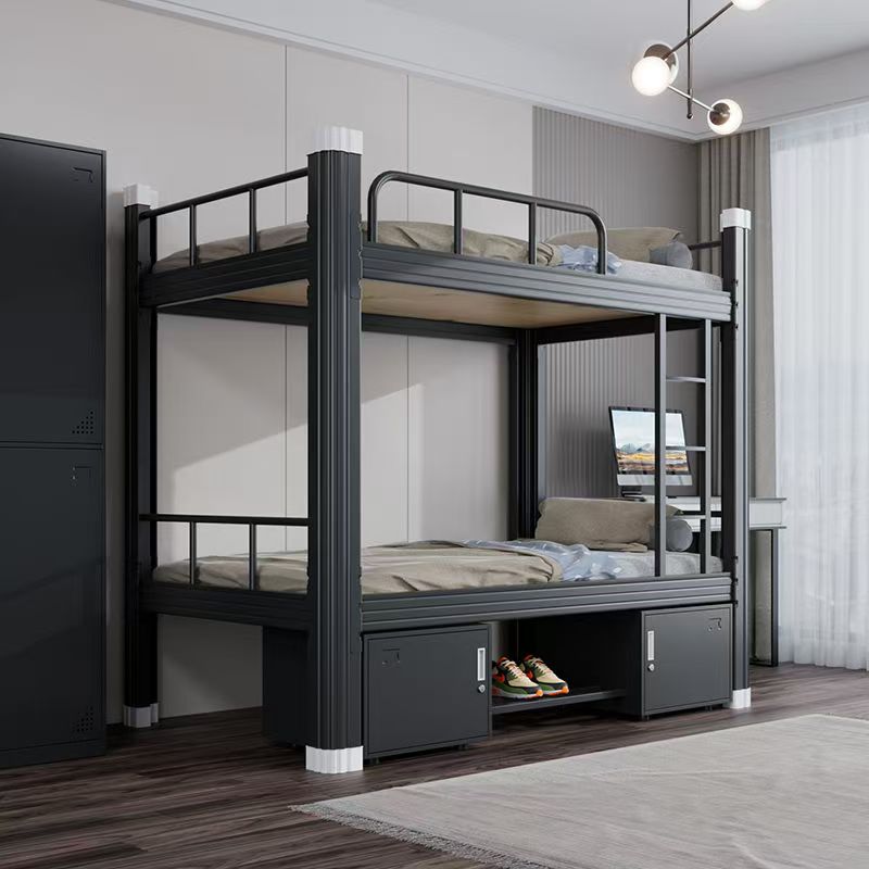 Student dormitory metal bunk beds for shared rooms