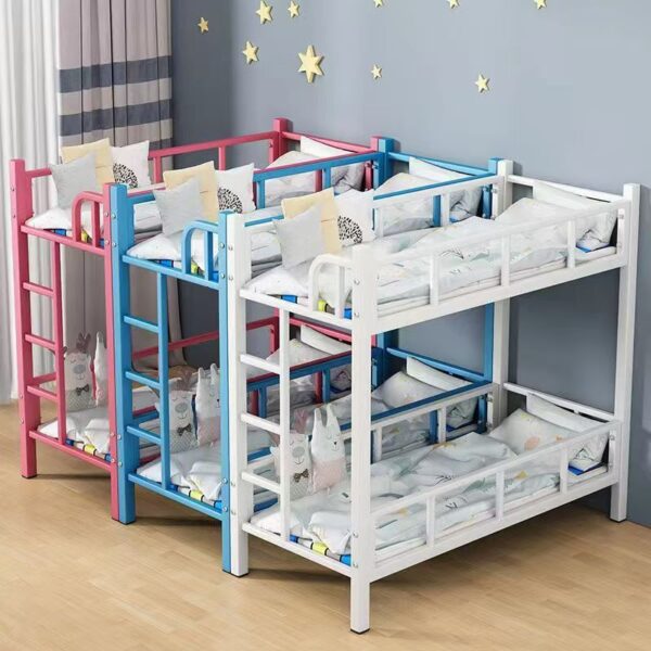 Children’s metal bunk beds for kindergarten nap rooms