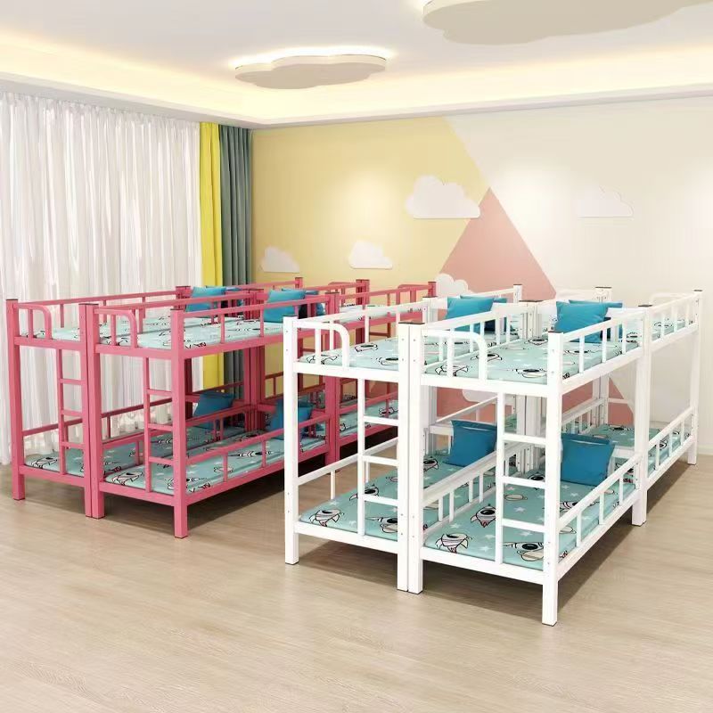 Children’s metal bunk beds for kindergarten nap rooms