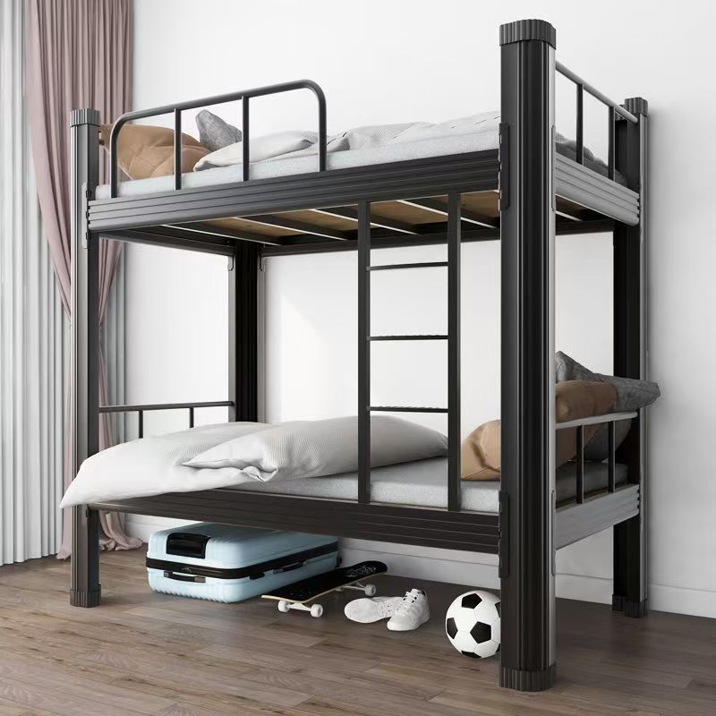 Heavy-duty metal bunk beds for dormitory housing