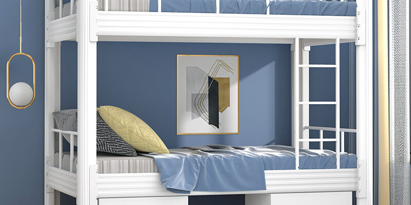 High-quality modern student dormitory metal bunk beds