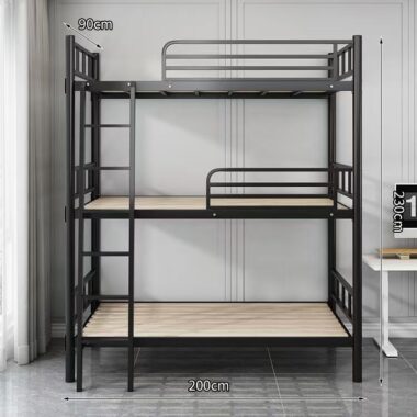 Adult triple bunk beds for staff dormitories