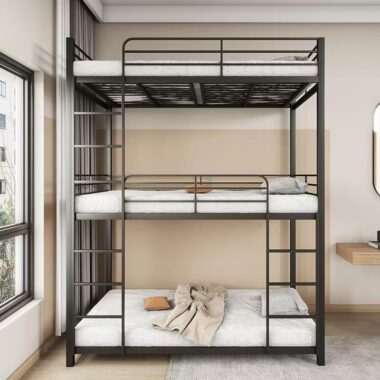 Adult triple bunk beds for staff dormitories