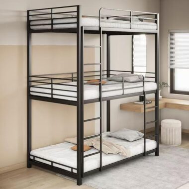 Adult triple bunk beds for staff dormitories