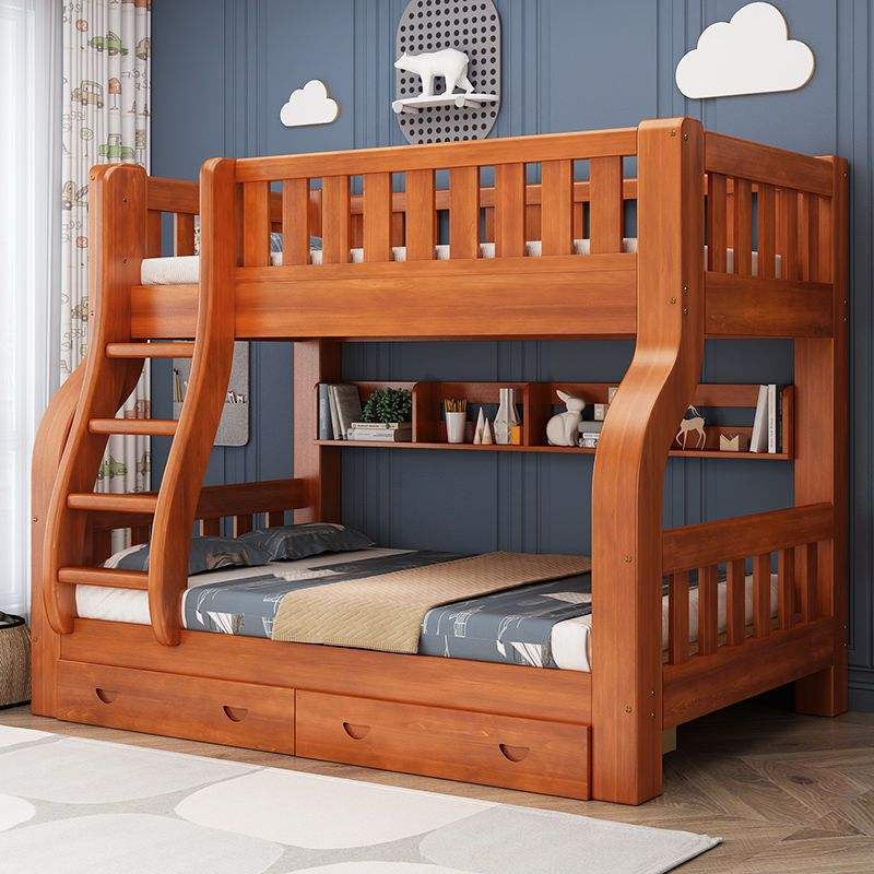 Solid wood children’s wooden bunk beds furniture design