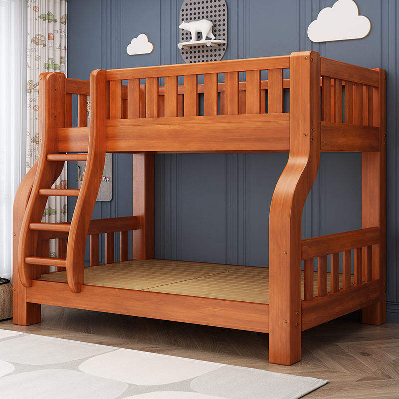 Solid wood children’s wooden bunk beds furniture design