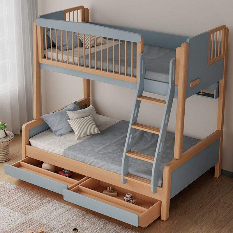 Eco-friendly solid wood bunk beds for children