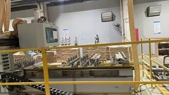 State-of-the-art machinery used for bunk bed production