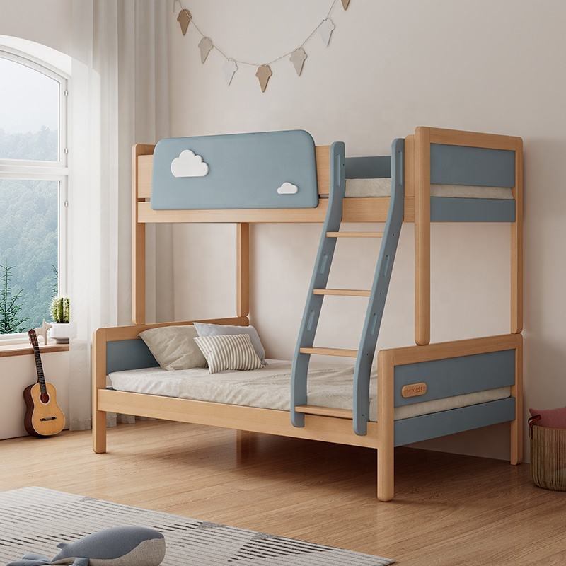 Luxury solid wood children’s wooden bunk beds wholesale