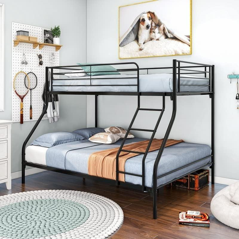 Adjustable modern design adult metal bunk beds