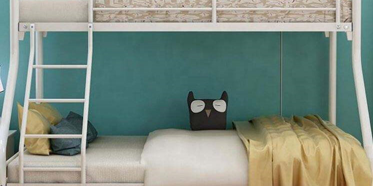 Adjustable modern design adult metal bunk beds