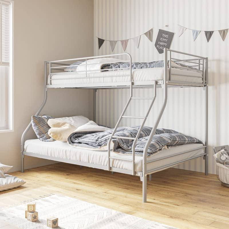 Adjustable modern design adult metal bunk beds