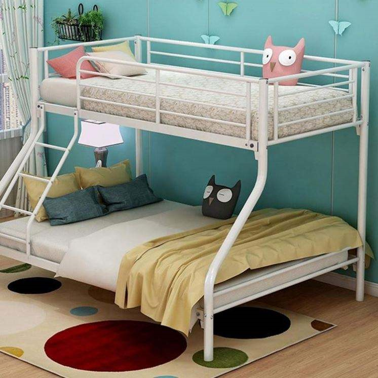 Adjustable modern design adult metal bunk beds