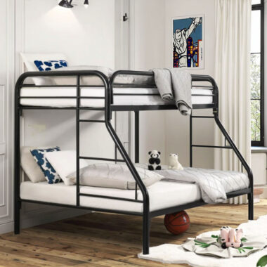 Durable modern design children’s metal bunk beds