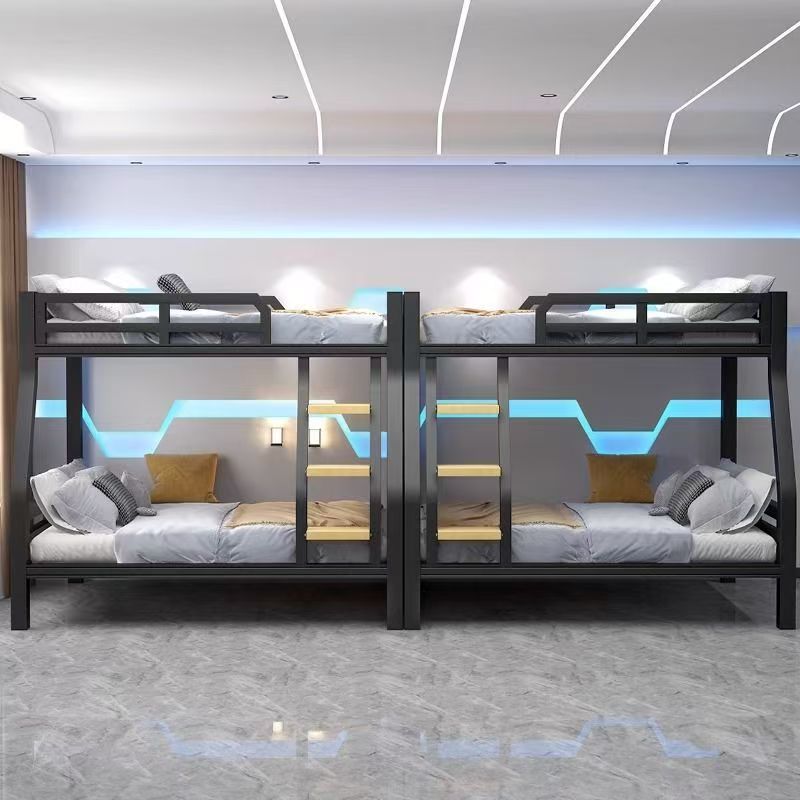 Reinforced heavy-duty adult metal bunk beds