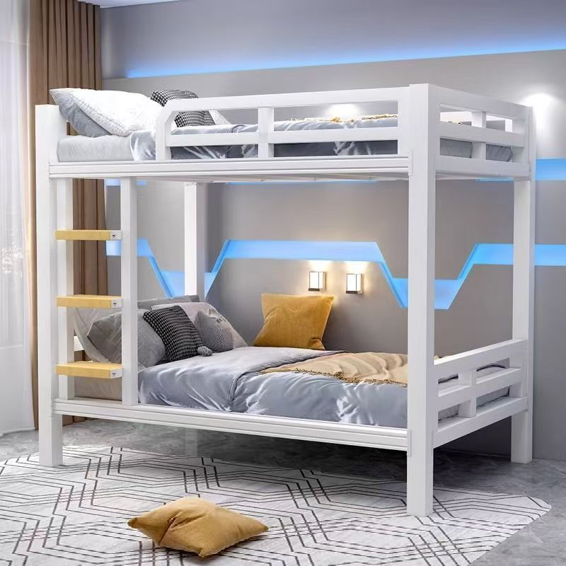 Reinforced heavy-duty adult metal bunk beds