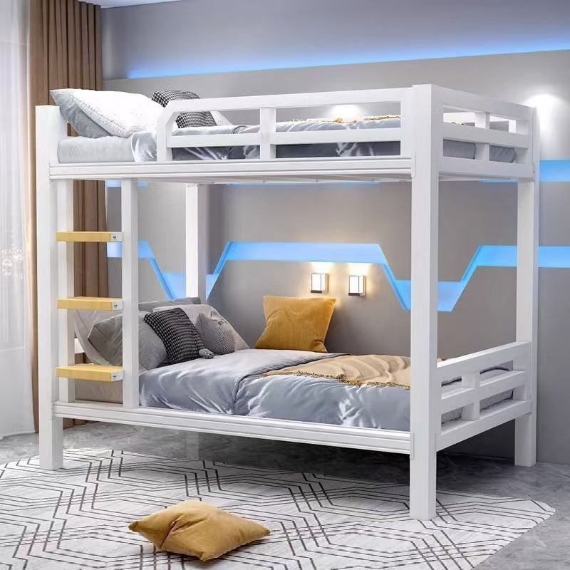 Reinforced heavy-duty adult metal bunk beds