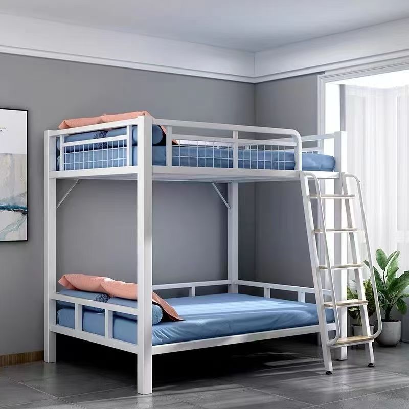 Space-saving adult metal bunk beds for small apartments