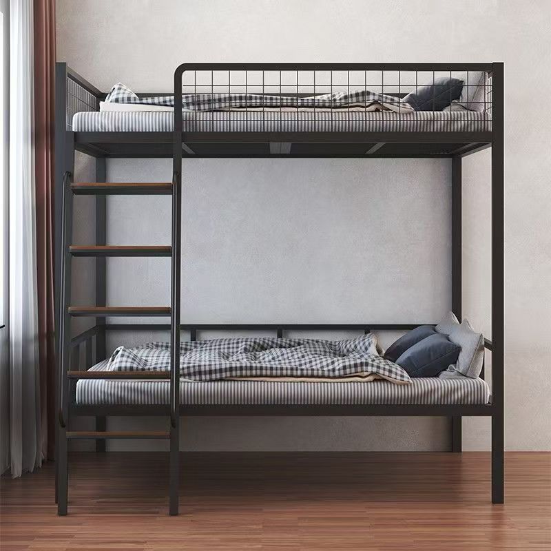 Space-saving adult metal bunk beds for small apartments