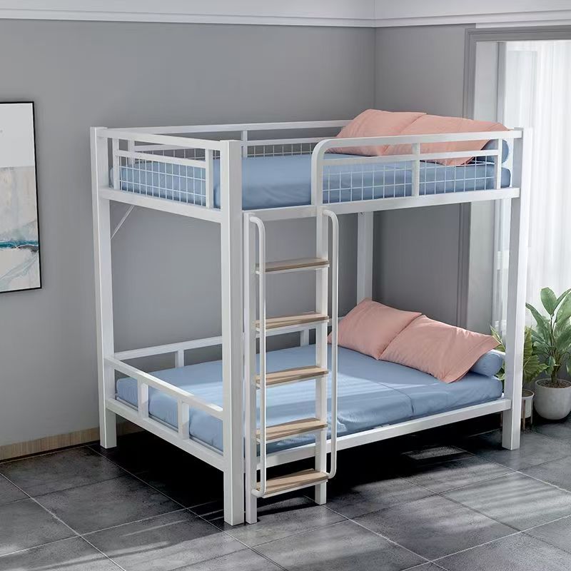 Space-saving adult metal bunk beds for small apartments