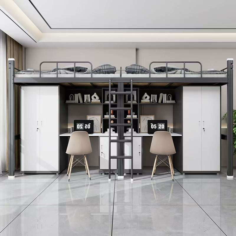 Loft beds for school dormitories and small apartments