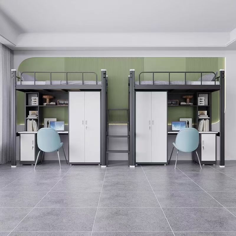 Loft beds for school dormitories and small apartments