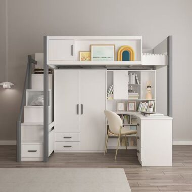 Modern loft beds for home apartments