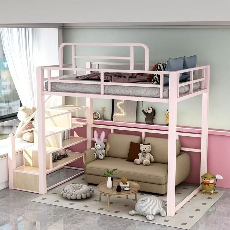 Creative iron loft beds for modern bedrooms