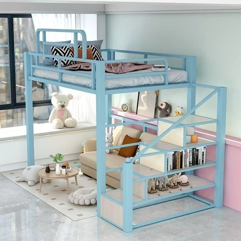 Creative iron loft beds for modern bedrooms