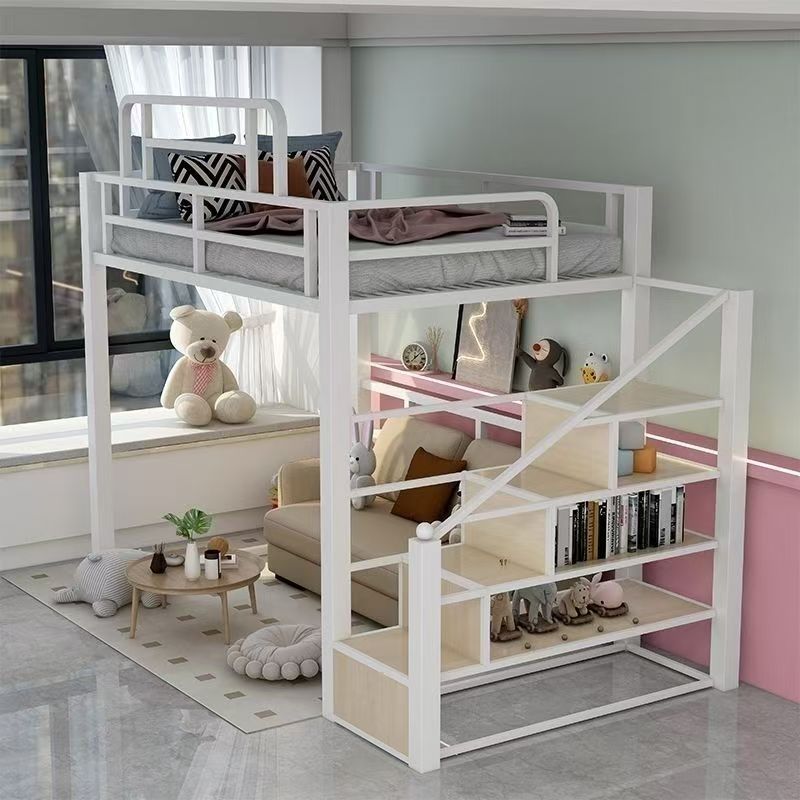 Creative iron loft beds for modern bedrooms