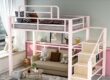 Creative iron loft beds for modern bedrooms