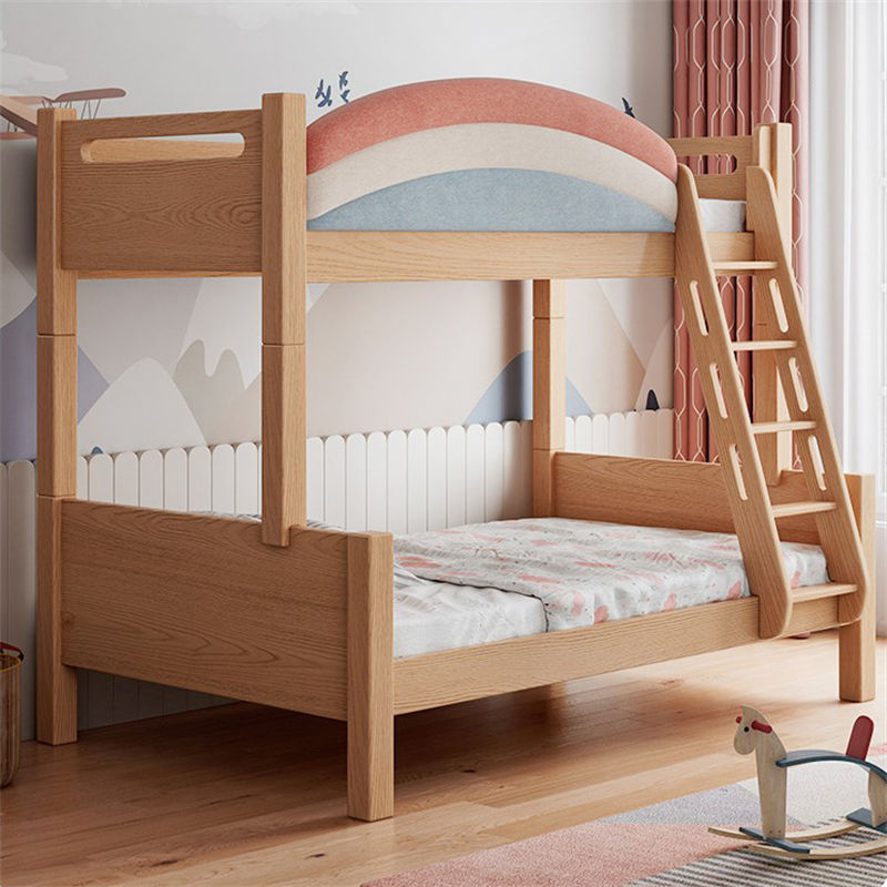 Luxury modern solid wood children’s wooden bunk beds