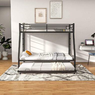 Modern adult metal bunk beds for dormitories