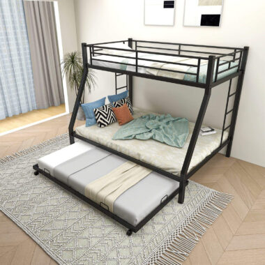 Modern adult metal bunk beds for dormitories