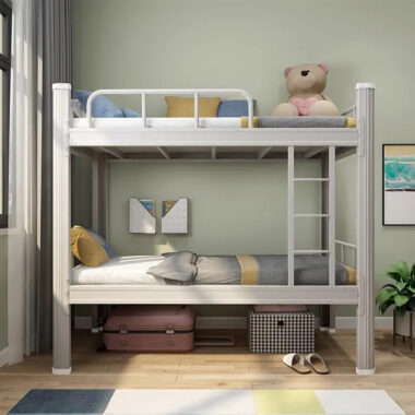 Iron Frame Metal Bunk Bed for Bedroom and Dormitory