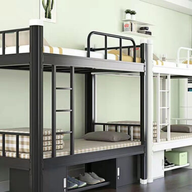 Iron Frame Metal Bunk Bed for Bedroom and Dormitory