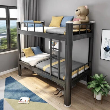 Iron Frame Metal Bunk Bed for Bedroom and Dormitory