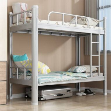 Iron Frame Metal Bunk Bed for Bedroom and Dormitory