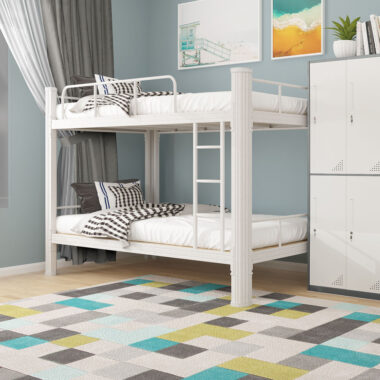 Iron Frame Metal Bunk Bed for Bedroom and Dormitory