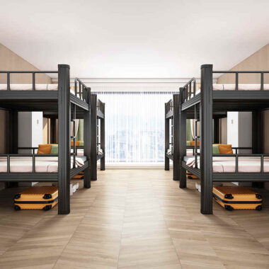 Metal Bunk Bed for Student Dormitory Use