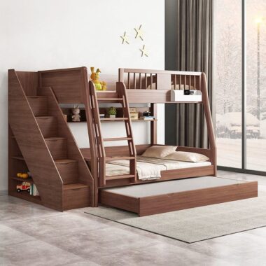 High Quality Wooden Bunk Bed for Kids Bedroom