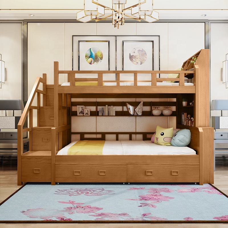 High Quality Wooden Bunk Bed for Kids Bedroom