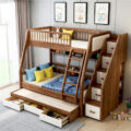 High Quality Wooden Bunk Bed for Kids Bedroom